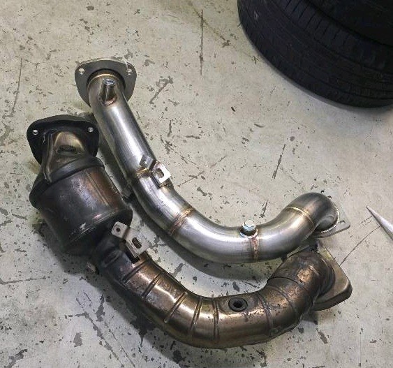 Catles Tuning Downpipe no Kat Opel Insignia OPC 2.8T