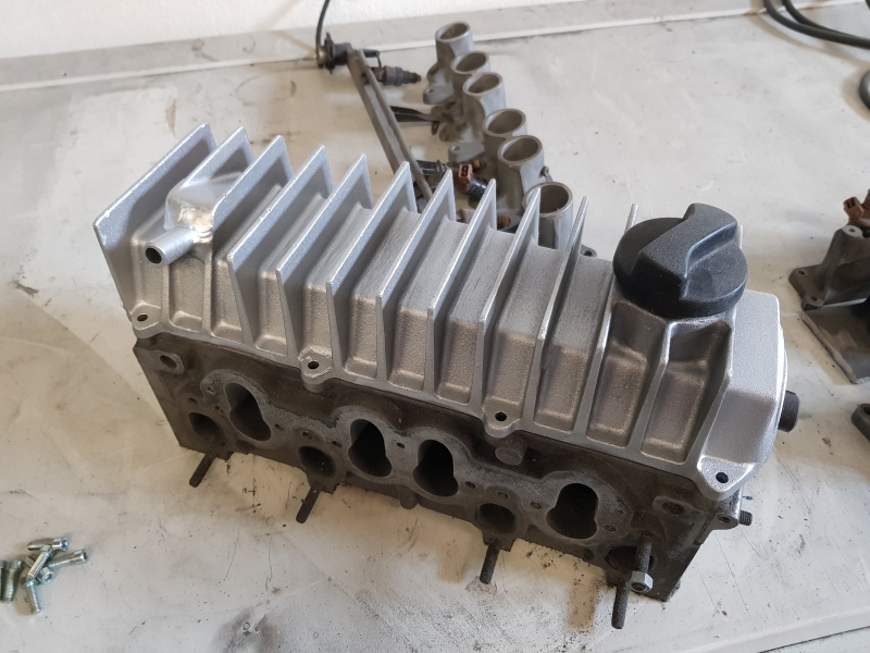 Ventildeckel Alu Tuning Rippen Cylinder Head Cover G60