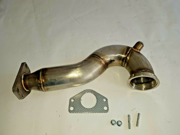 Edelstahl Auspuff Sport Tuning Downpipe für Fiat 595/695 Abarth 1.4 Garrett Turbo