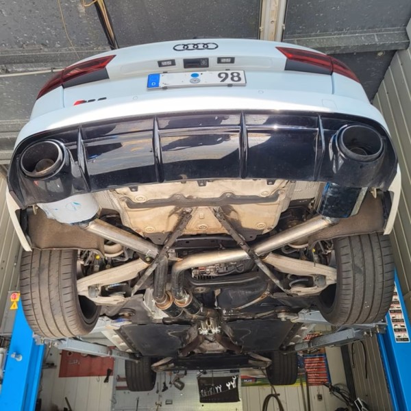 Exklusive Audi RS6 C7 4.0TFSI Sportauspuffanlage in 2x 76mm 3" Klappenanlage TÜV RS7